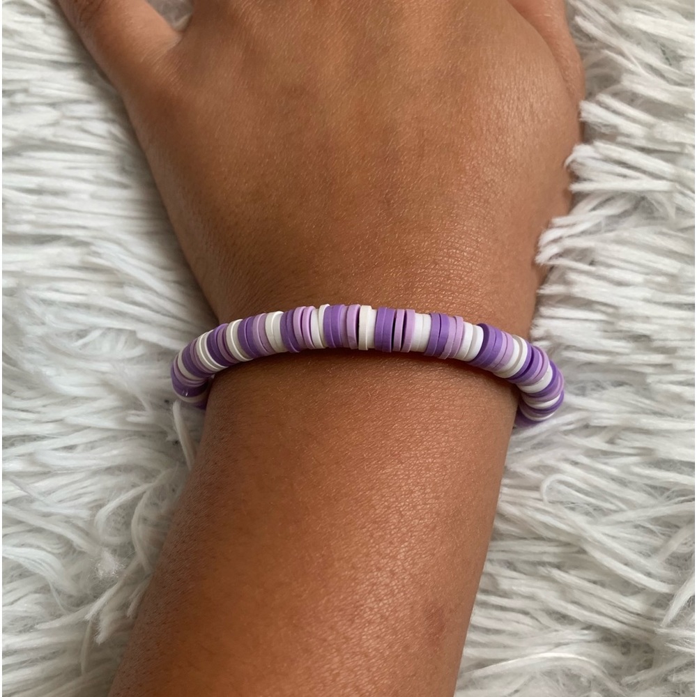 This bracelet is called lavender delight it is also homemade!